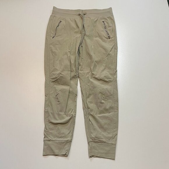 Athleta Pant Trouser Trekkie North Jogger Tan Neutral Hiking Climbing Abrasion - Picture 11 of 13